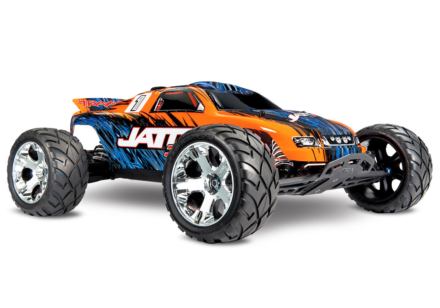 TRAXXAS 55077-3-ORNG JATO 3.3: 1/10 SCALE 2-SPEED NITRO-POWERED 2WD STADIUM TRUCK WITH TQI 2.4GHZ RADIO SYSTEM