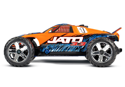 TRAXXAS 55077-3-ORNG JATO 3.3: 1/10 SCALE 2-SPEED NITRO-POWERED 2WD STADIUM TRUCK WITH TQI 2.4GHZ RADIO SYSTEM