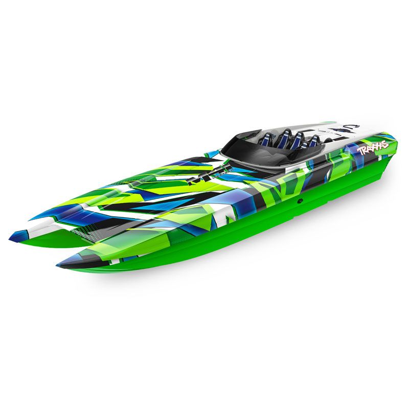 TRAXXAS DCB M41 WIDEBODY: BRUSHLESS 40' RACE BOAT TQI - 4GRNR