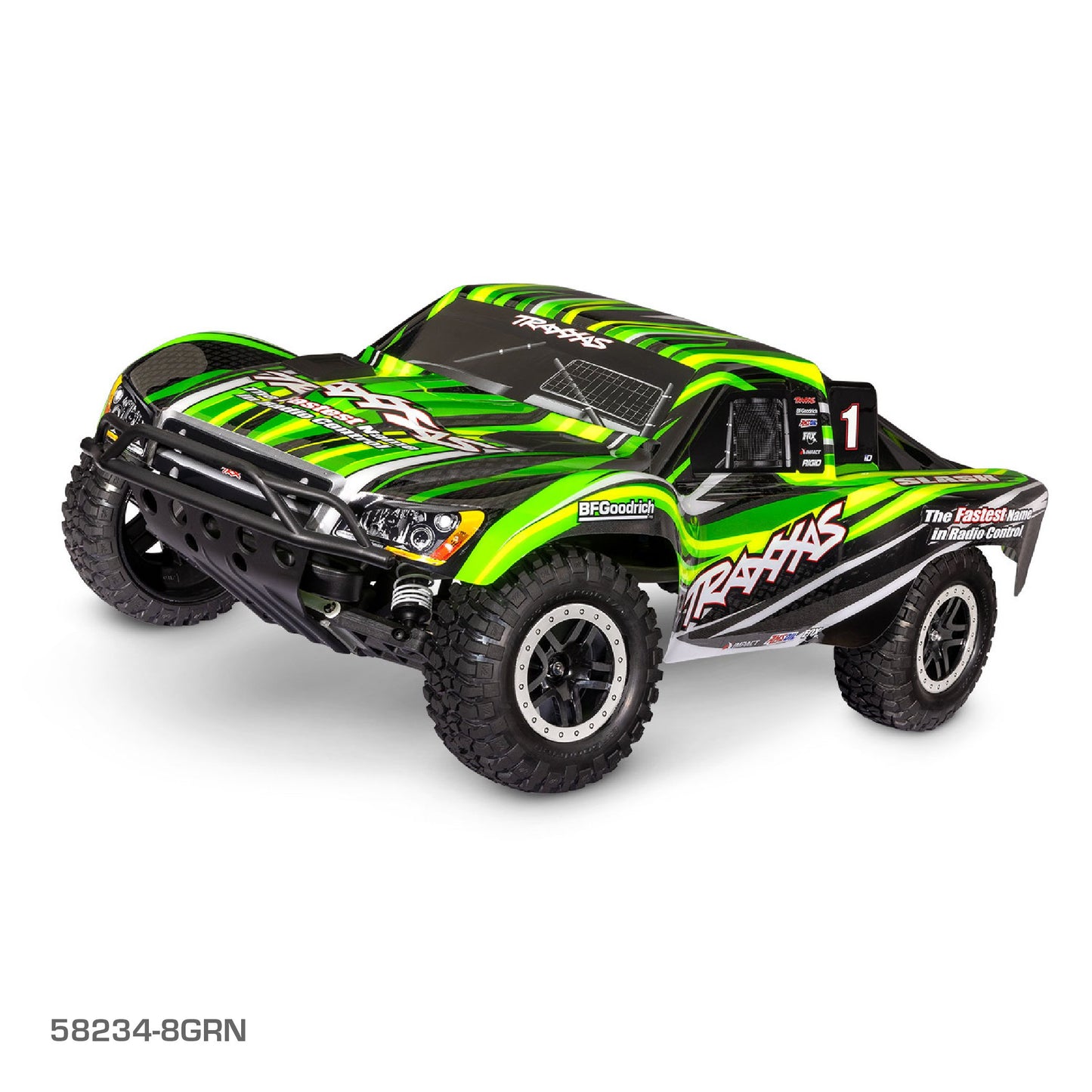 TRAXXAS SLASH 2WD HD W/USB-C - GREEN