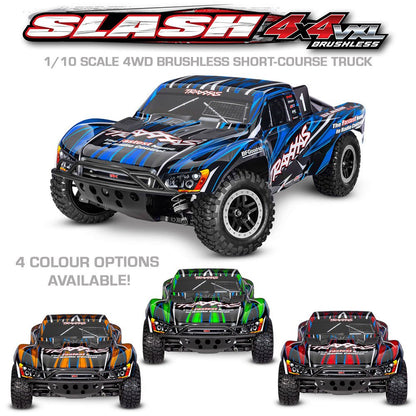 TRAXXAS SLASH 4X4 VXL HD - ORANGE