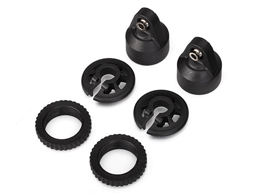 Traxxas 7764 X-Maxx GTX Shock Spring Caps, Retainer & Adjusting Nuts 7764