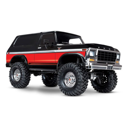 TRAXXAS TRX-4 W/BRONCO BODY - RED 82046-4RED