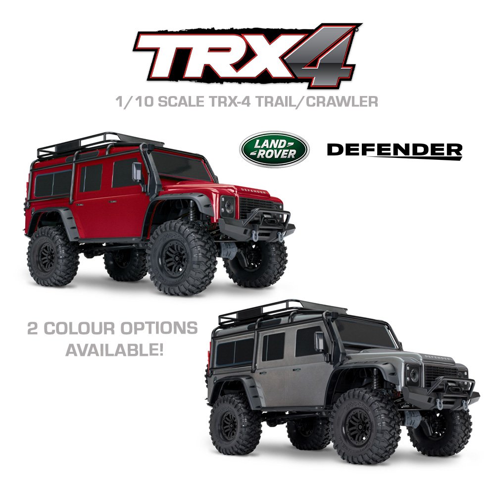 TRAXXAS TRX-4 DEFENDER CLIPLESS - SILVER