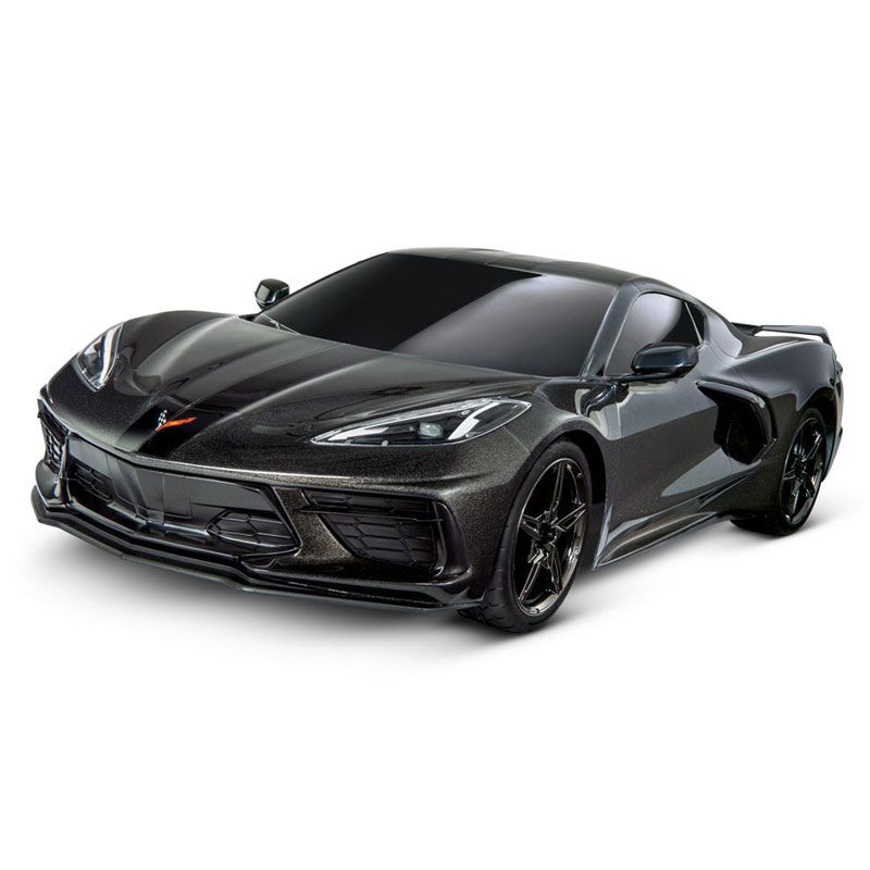 TRAXXAS 4-TEC 3.0 CHASSIS CORVETTE STINGRAY - METALLIC BLACK