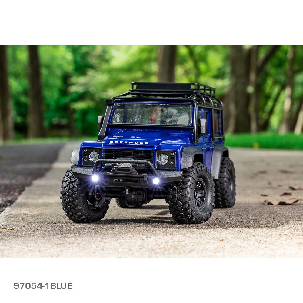 TRAXXAS TRX-4M SCALE & TRAIL CRAWLER LAND ROVER DEFENDER - BLUE