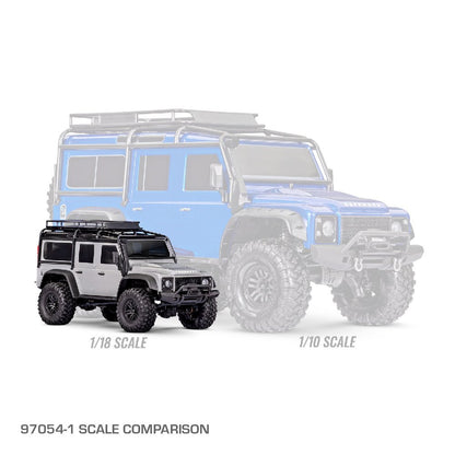 TRAXXAS TRX-4M SCALE & TRAIL CRAWLER LAND ROVER DEFENDER - BLUE