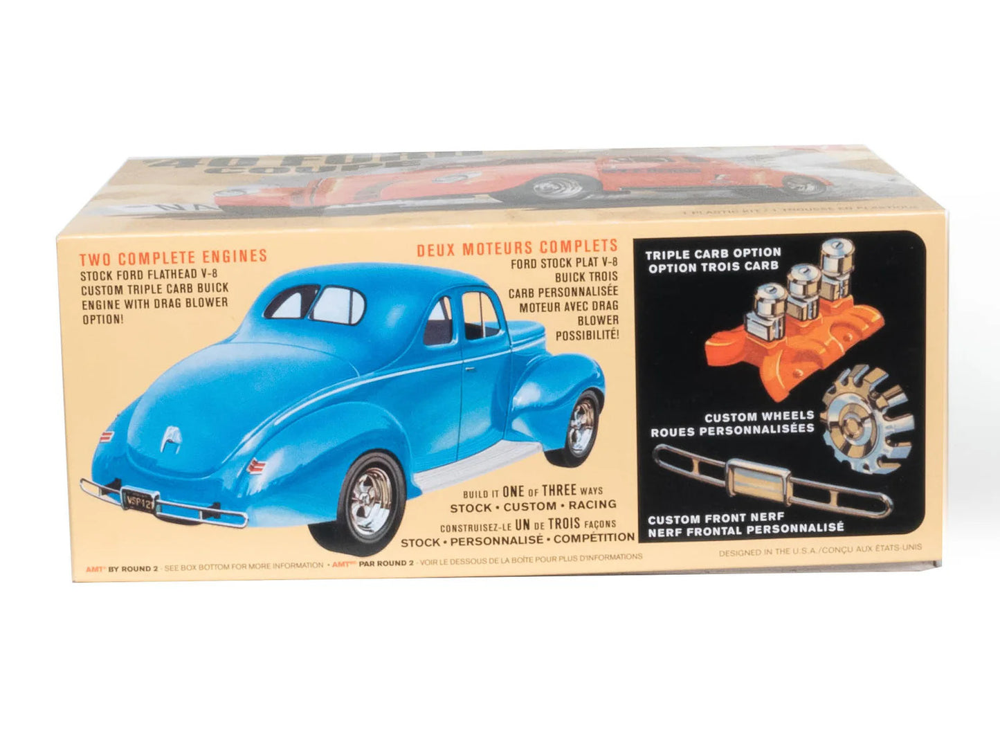 AMT 1/25 1940 Ford Coupe Plastic Model Kit Item No.: AMT1141M