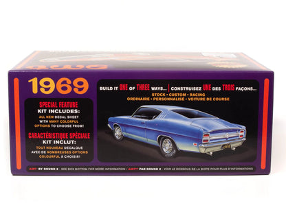 AMT 1/25 1969 Ford Torino Cobra Fastback 2T Plastic Model Kit Item No.: AMT1217M