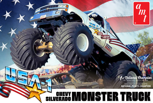 AMT 1/25 USA-1 Chevy Silverado Monster Truck Plastic Model Kit [1252M] Item No.: AMT1252M