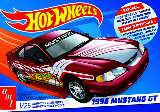 AMT 1/25 Hot Wheels 1996 Ford Mustang GT (Snap) 2T Plastic Model Kit Item No.: AMT1298M