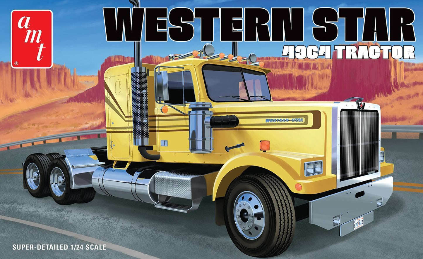 AMT 1/24 Western Star 4964 Tractor Plastic Model Kit Item No.: AMT1300