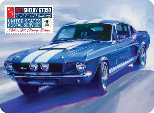 AMT 1/25 1967 Shelby GT350 USPS Stamp Series Plastic Model Kit Item No.: AMT1356