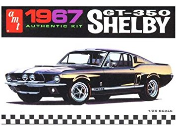 AMT 1/25 1967 Shelby GT350 - Black Plastic Model Kit Item No.: AMT834M