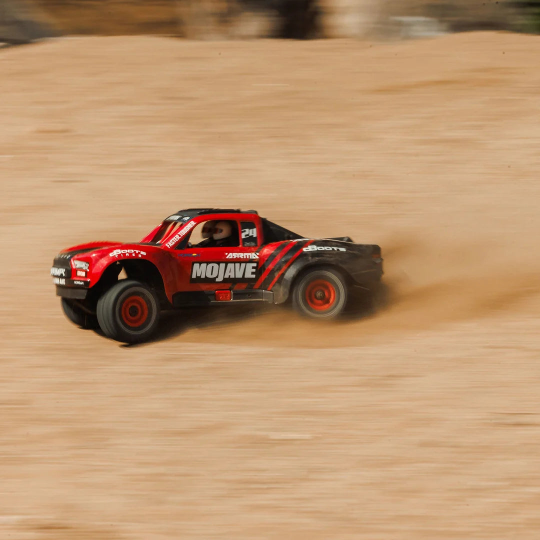 Arrma Mojave Grom 1/18 4x4 Desert Truck RTR, Red/Black, ARA2104T1
