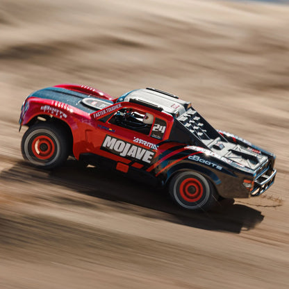 Arrma Mojave Grom 1/18 4x4 Desert Truck RTR, Red/Black, ARA2104T1