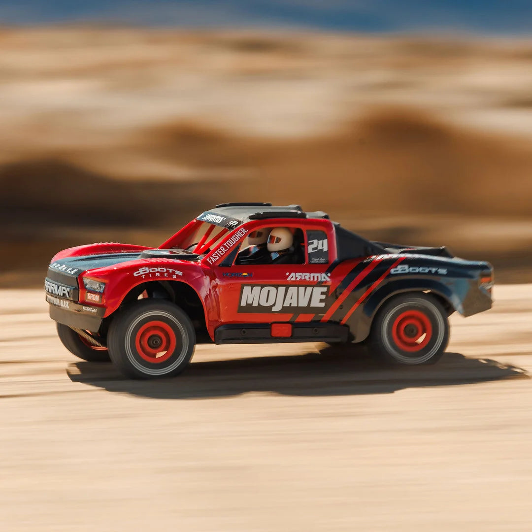 Arrma Mojave Grom 1/18 4x4 Desert Truck RTR, Red/Black, ARA2104T1