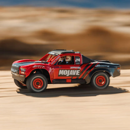 Arrma Mojave Grom 1/18 4x4 Desert Truck RTR, Red/Black, ARA2104T1