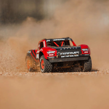 Arrma Mojave Grom 1/18 4x4 Desert Truck RTR, Red/Black, ARA2104T1
