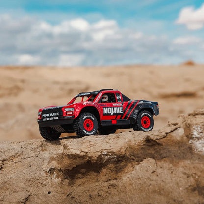 Arrma Mojave Grom 1/18 4x4 Desert Truck RTR, Red/Black, ARA2104T1