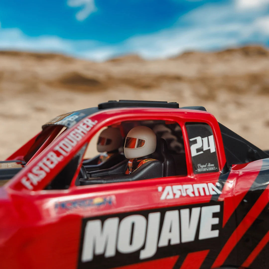 Arrma Mojave Grom 1/18 4x4 Desert Truck RTR, Red/Black, ARA2104T1