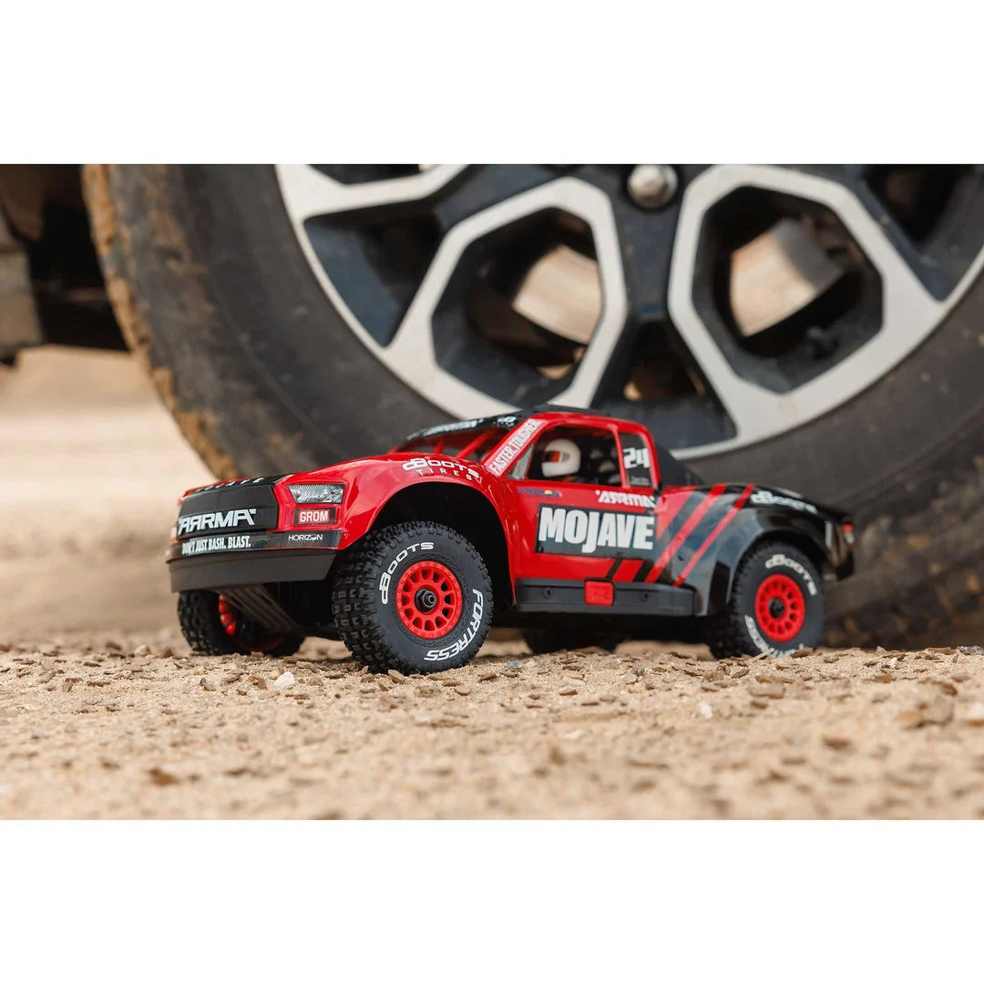 Arrma Mojave Grom 1/18 4x4 Desert Truck RTR, Red/Black, ARA2104T1