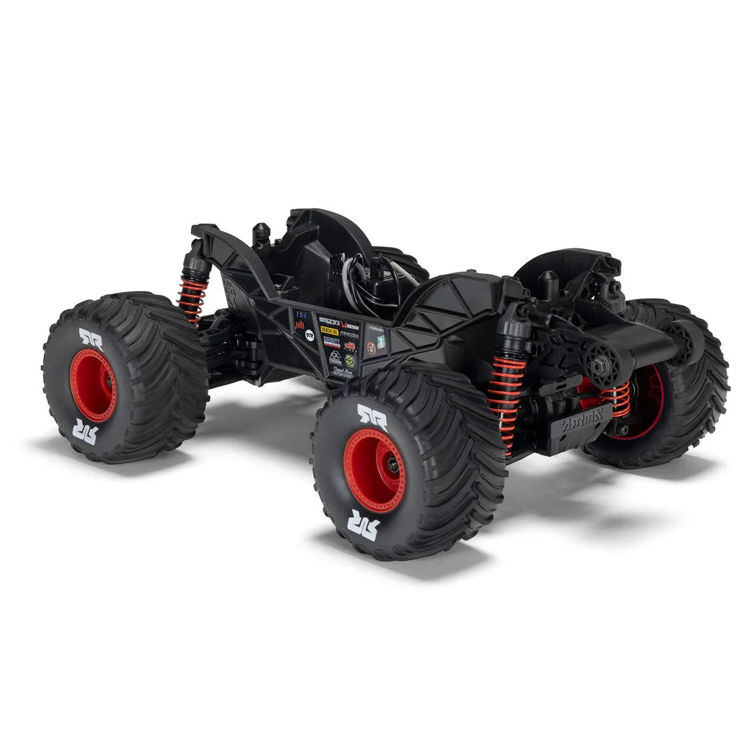 Arrma Gorgon Grom 4X4 1/16 Monster Truck RTR, Red