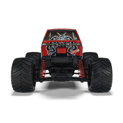 Arrma Gorgon Grom 4X4 1/16 Monster Truck RTR, Red