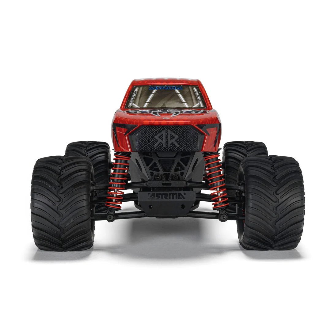 Arrma Gorgon Grom 4X4 1/16 Monster Truck RTR, Red