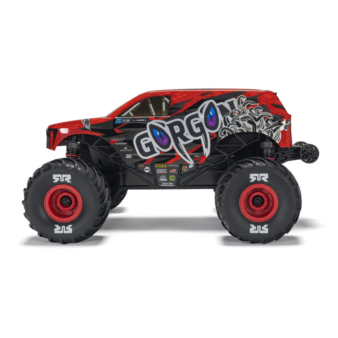 Arrma Gorgon Grom 4X4 1/16 Monster Truck RTR, Red