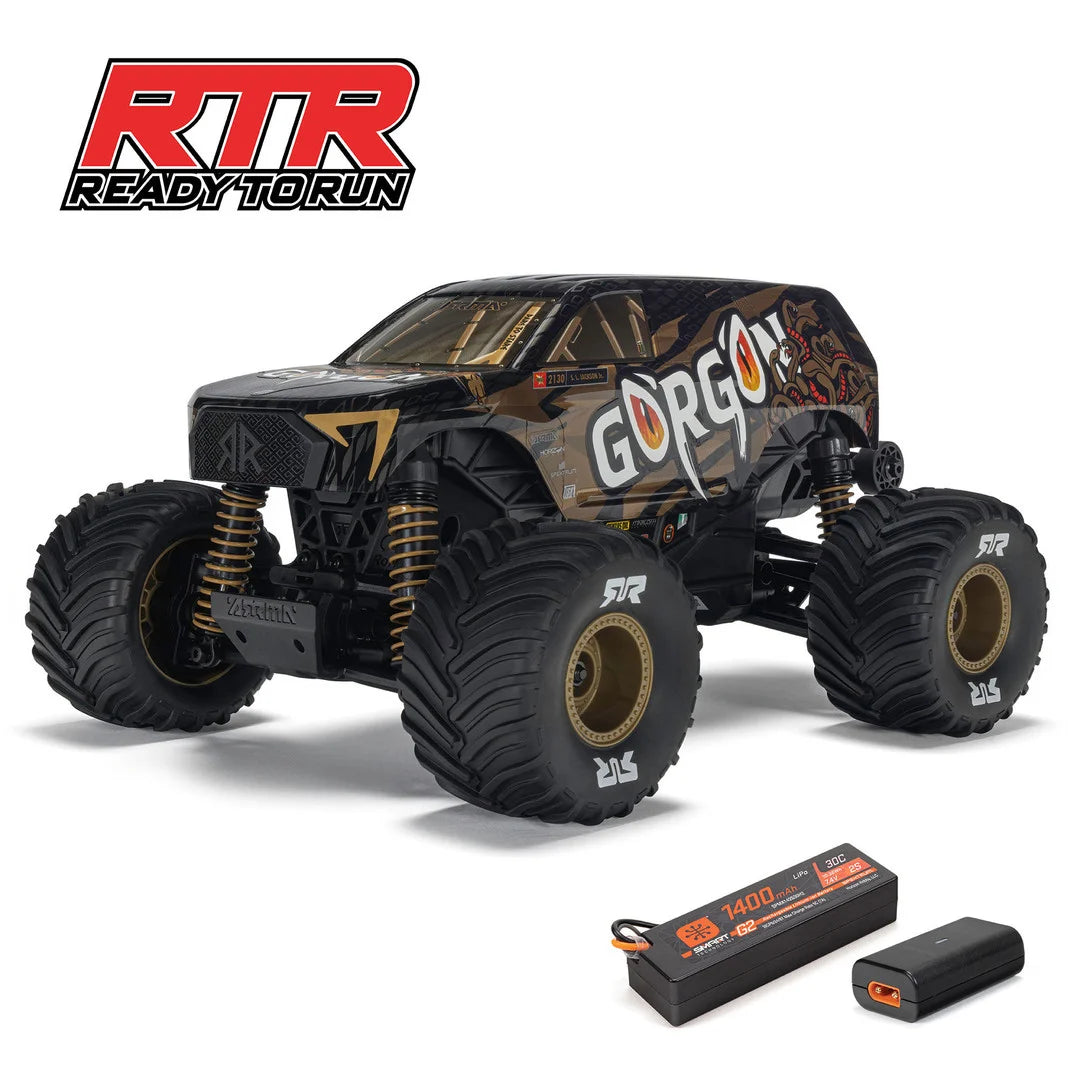Arrma Gorgon Grom 4X4 1/16 Monster Truck RTR, Bronze