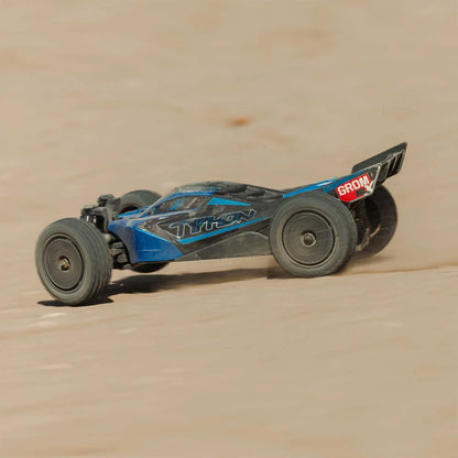 Arrma Typhon Grom 223S DSC Brushless 4X4 1/14 RC Buggy RTR, Blue, ARA2306ST2