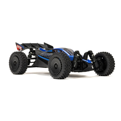 Arrma Typhon Grom 223S DSC Brushless 4X4 1/14 RC Buggy RTR, Blue, ARA2306ST2