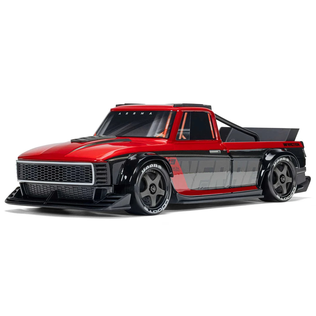 Arrma Infraction Grom 3S BLX 4X4 1/12 All-Road Truck, RTR, Red
