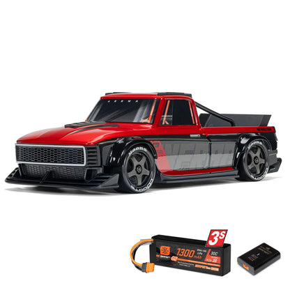 Arrma Infraction Grom 3S BLX 4X4 1/12 All-Road Truck, RTR, Red