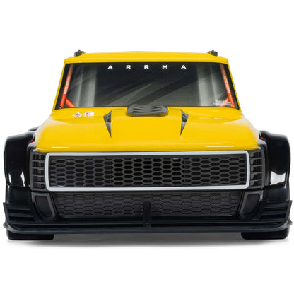 Arrma Infraction Grom 3S BLX 4X4 1/12 All-Road Truck, RTR, Yellow
