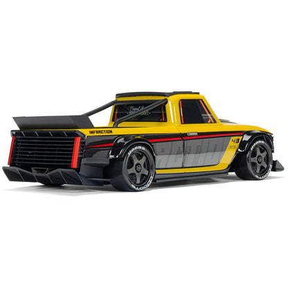 Arrma Infraction Grom 3S BLX 4X4 1/12 All-Road Truck, RTR, Yellow