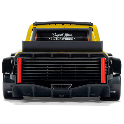 Arrma Infraction Grom 3S BLX 4X4 1/12 All-Road Truck, RTR, Yellow