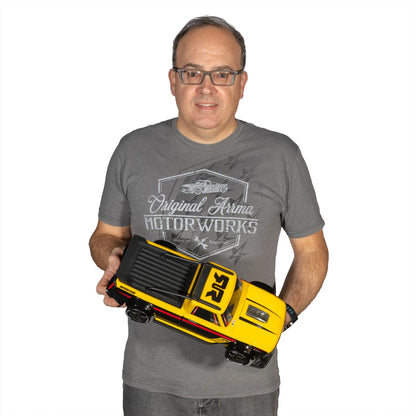 Arrma Infraction Grom 3S BLX 4X4 1/12 All-Road Truck, RTR, Yellow