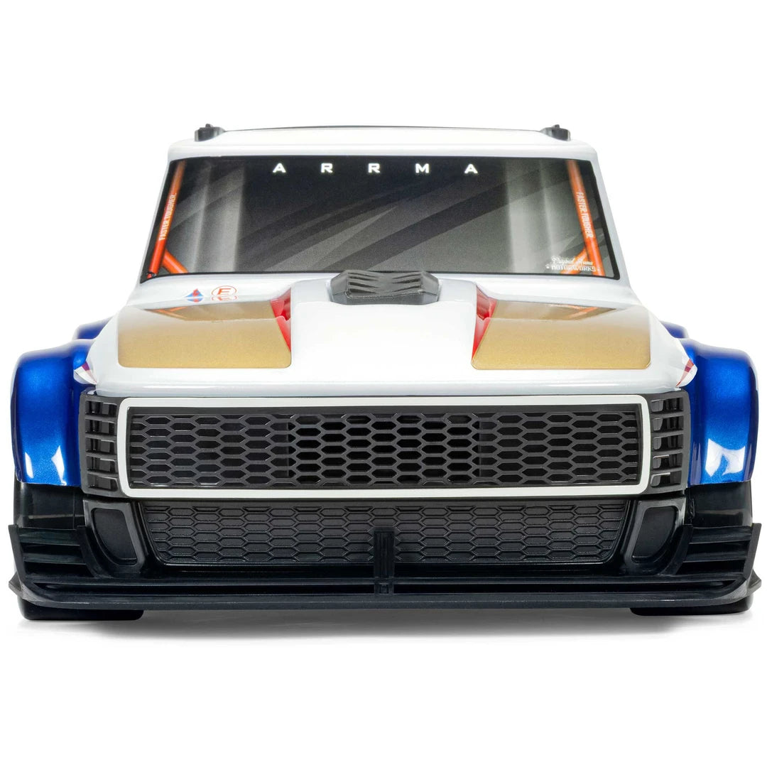 Arrma Infraction Grom 3S BLX 4X4 1/12 All-Road Truck, RTR Basic, Blue