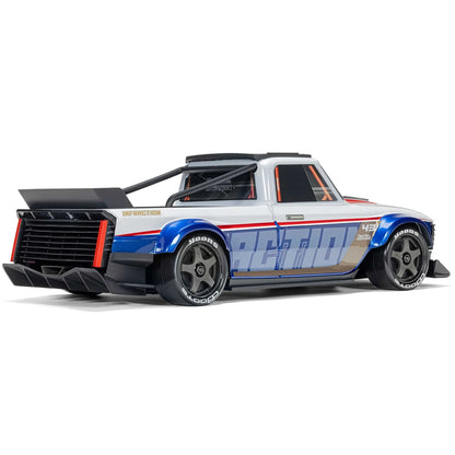 Arrma Infraction Grom 3S BLX 4X4 1/12 All-Road Truck, RTR Basic, Blue
