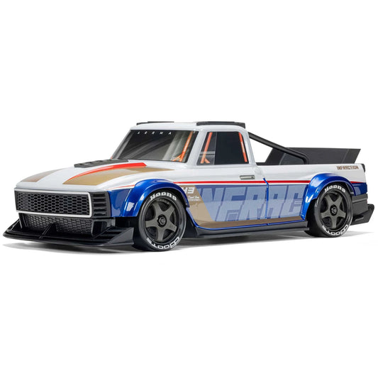 Arrma Infraction Grom 3S BLX 4X4 1/12 All-Road Truck, RTR Basic, Blue