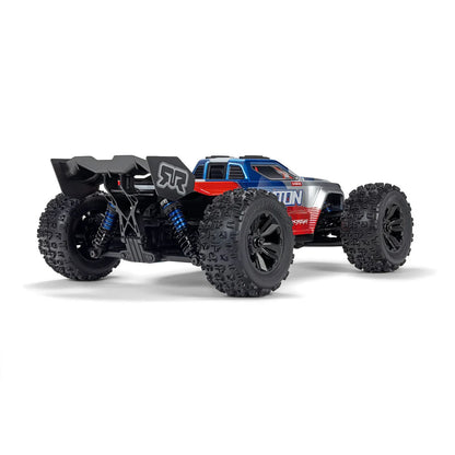 Arrma Mini Kraton 3S BLX 4X4 1/16 Speed Monster Truck, RTR, Red/Blue, ARA2508ST1
