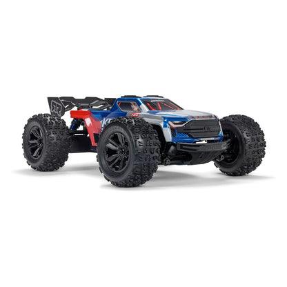 Arrma Mini Kraton 3S BLX 4X4 1/16 Speed Monster Truck, RTR, Red/Blue, ARA2508ST1