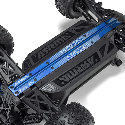 Arrma Mini Kraton 3S BLX 4X4 1/16 Speed Monster Truck, RTR, Red/Blue, ARA2508ST1