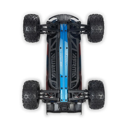 Arrma Mini Kraton 3S BLX 4X4 1/16 Speed Monster Truck, RTR, Red/Blue, ARA2508ST1