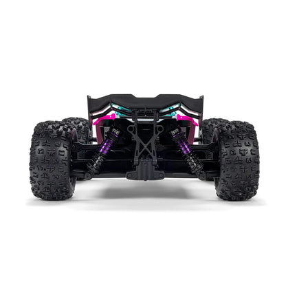 Arrma Mini Kraton 3S BLX 4X4 1/16 Speed Monster Truck, RTR, Teal/Pink, ARA2508ST2