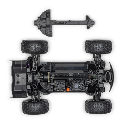 Arrma Mini Kraton 3S BLX 4X4 1/16 Speed Monster Truck, RTR Basic, Red/Black, ARA2508T1