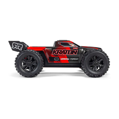 Arrma Mini Kraton 3S BLX 4X4 1/16 Speed Monster Truck, RTR Basic, Red/Black, ARA2508T1