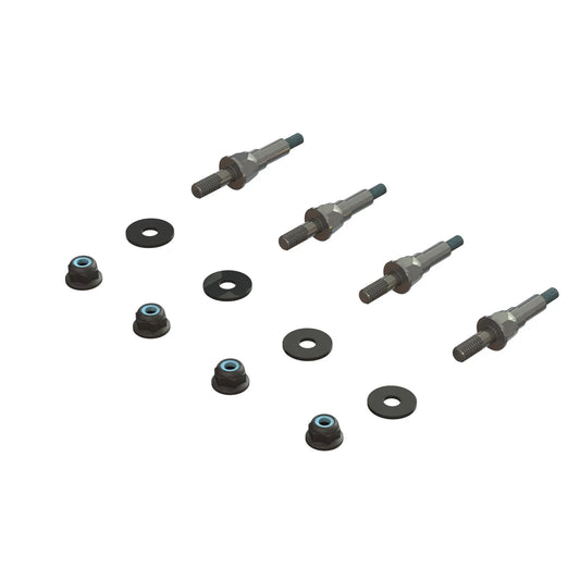 Arrma V2 Shock Standoff, 4pcs, Kraton 6S EXB